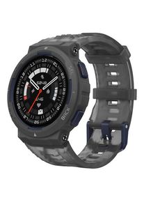 Smartwatch Amazfit Active Edge, Ecran TFT LCD 1.32inch, Bluetooth, GPS, Waterproof 10 ATM (Gri)
