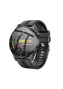 Smartwatch Hoco Y9, TFT 1.36 inch, IP68, bratara din silicon, Bluetooth, 128 MB RAM (Negru)