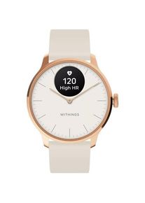 Smartwatch Withings Scanwatch Light, 37mm, Bluetooth, Ritm Cardiac, Monitorizare somn, Tracker Fitness (Auriu)
