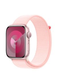 Smartwatch Apple Watch 9 GPS, 45mm Pink Aluminium Case, Light Pink Sport Loop
