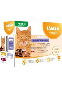 IAMS Delights Adult 12x85g Land Collection