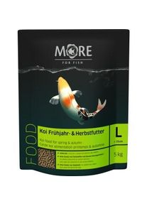 more FOR FISH pour carpes koï Alimentation Printemps/Automne 6 mm 5 kg