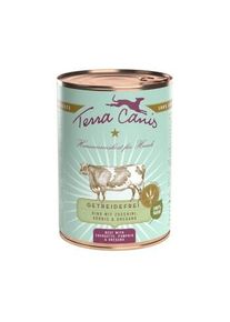 Terra Canis Getreidefrei Adult 6x400g Rind mit Zucchini, Kürbis & Oregano