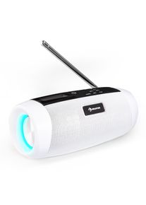 Auna Blaster DAB rádió hordozható Bluetooth hangszóró, DAB/DAB+/FM, akku, LCD