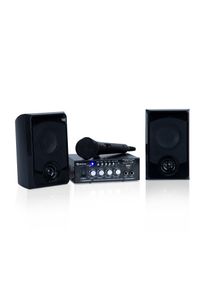 Auna Karaoke Star 1, karaoke készlet, max. 2 x 50 W, BT, USB/SD, vonalbemenet
