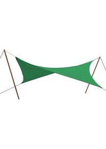 Stars Green - Voile d'ombrage triangulaire e'toiles 3,6x3,6x3,6 m en nylon vert 180 g/m2