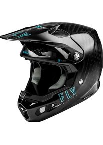 Fly Racing Formula S Carbon, casque à croix , couleur: Noir , taille: XS