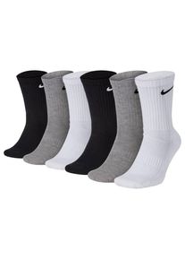 Nike Heren Sportsokken grijs gemêleerd / zwart / wit 42-46
