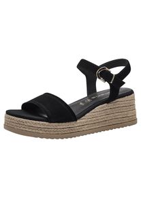 Tamaris Sandales à lanières Femme noir taille 38