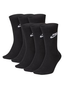Nike Heren Sportsokken zwart / wit 42-46