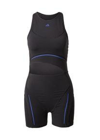 adidas Performance Dames Trainingspak 'Tailored' blauw / zwart XXXS-XXS