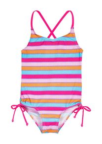 Playshoes Strój kąpielowy dla dziewczynek jasnoniebieski / pomarańczowy / fuksja / różowy pudrowy Rozmiar 98-104