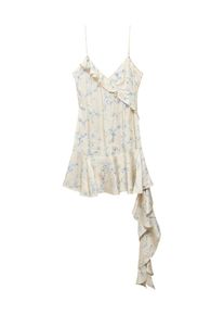 Mango Kleid 'Bloom' Damen hellblau / hellgrün / puder / weiß Größe 36