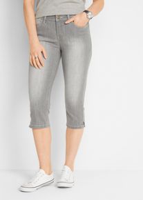 Stretch capri jeans (set van 2) - grijs - maat 42 - met katoen - bonprix