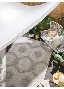 benuta Nest Inne- og utend&oslash;rs teppe Bronco Grijs 120x170 cm Geometrisk