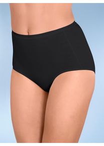 Nina von C. Dames Tailleslip met aangezet elastiek in de band in zwart ,maat 40, Witt, 93% Katoen, 7% Elastan