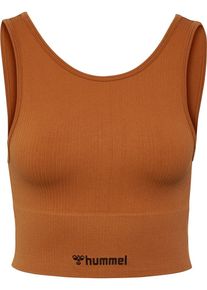 Hummel Sporttop 'Adapt' Damen sepia / schwarz Größe L