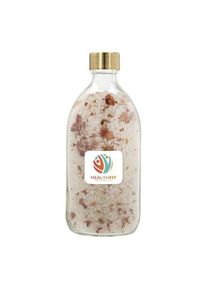 Objet publicitaire : Sel de bain WELLmark Just Relax de 500 ml de - parfum roses | Blanc | Personnalisable avec votre logo
