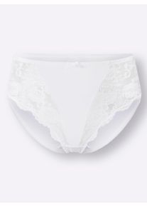 Sassa Mode Dames Slip in wit ,maat 38, Witt, 85% Polyamide, 15% Elastan