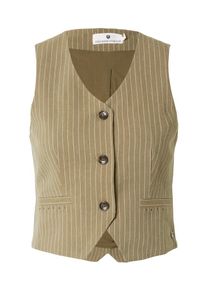 Freeman T. Porter Dames Gilet 'Gladys Corsaire' olijfgroen / wit 34