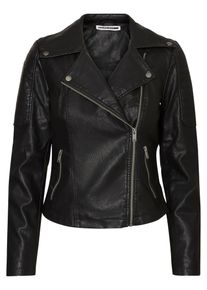 Noisy may, Damer, Overgangsjakke 'Rebel', Sort, St&oslash;rrelse XS