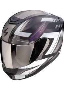Scorpion EXO-391 Captor, full face helmet , color: Matt Black/Purple/Green , size: L