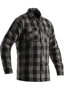 RST X Lumberjack, jasje/shirt van textiel , kleur: donkergrijs/zwart , maat: L
