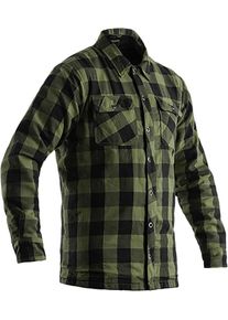 RST X Lumberjack, jasje/shirt van textiel , kleur: groen/zwart , maat: M