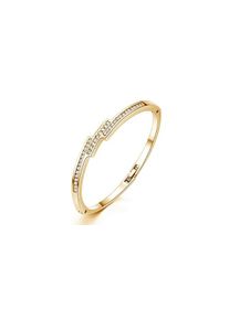 Triple Simulated Crystal Row Bracelet - Silver or Gold!