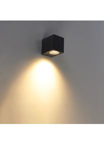 Qazqa Moderne wandlamp zwart IP44 - Baleno