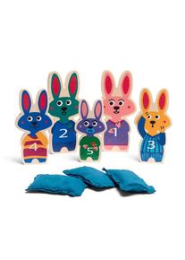 BS Toys Ball Throwing Bunnies Wood - Throwing Game