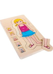 Small Foot - Wooden Body Puzzle Girl 29st. Holz
