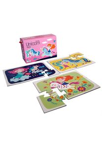 Barbo Toys Little Bright Ones - 3 Puzzles - Unicorn