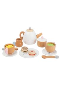 Small Foot - Wooden Tea Set with Play Food 17 pcs