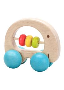 Classic World Wooden Rattle Elephant with Wheels