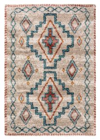 benuta Nest Hochflorteppich Gobi Multicolor 120x170 cm - Berber Teppich