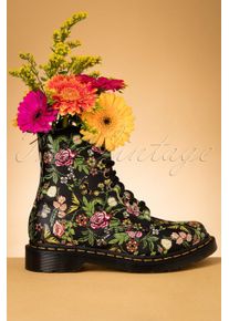 Dr. Martens 1460 Pascal Backhand Bloom Stiefel in Schwarz