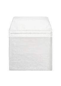 100 Stuks - CD-hoesjes, zelfklevend, voor mini-CD, met klep, zacht-PVC, transparant