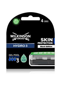 Wilkinson Sword Hydro3 Skin Protection Black Edition Vervangende Opzetstuk 4 st