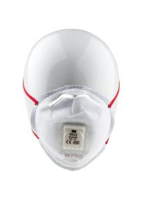 Masque respiratoire jetable 3M FFP3, avec soupape, avec clip nasal réglable série 8300 ( Prix pour Boîte de 10 )