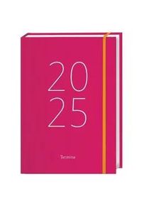 Tages-Kalenderbuch A6 Pink 2025