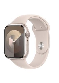 Smartwatch Apple Watch 9 GPS, 45mm Starlight Aluminium Case, Starlight Sport Band - M/L