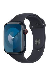 Smartwatch Apple Watch 9 GPS + Cellular, 45mm Midnight Aluminium Case, Midnight Sport Band - S/M