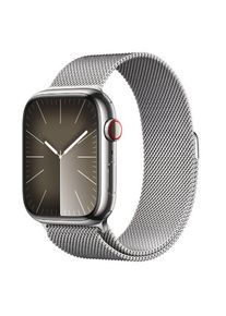 Smartwatch Apple Watch 9 GPS + Cellular, 45mm Silver Stainless Steel Case, Silver Milanese Loop