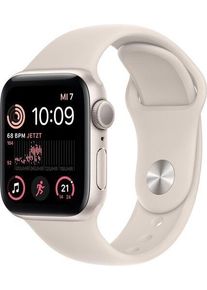 Apple Watch SE 40 mm (2022) | GPS | Polarstern | Sportarmband Polarstern M/L