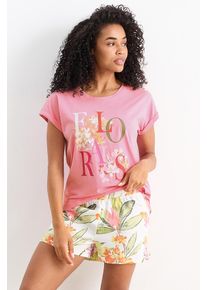 C&Amp;A Shorty-Pyjama, Pink, Taille: XL
