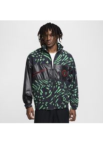 Veste à motifs légère Nike Football Nigeria Courtside pour homme - Noir