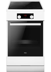 Amica Induktions-Standherd »Shi 905 150«, Shi 905 150 W, Mit Teleskopauszug Nachrüstbar, Steam Clean weiß, Energieeffizienzklasse A (A+++ bis D)