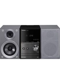 Panasonic Kompaktanlage »Sc-pm602 Micro-«, Bluetooth, Ukw Radio-Digitaluhr-Display Mit Uhranzeige-Sleep-Timer silberfarben, Das Micro HiFi System...