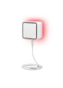eve Smart-Home-Station bunt , Der smarte Wassermelder eve Water Guard erkennt austretendes Wasser und alarmiert sofort